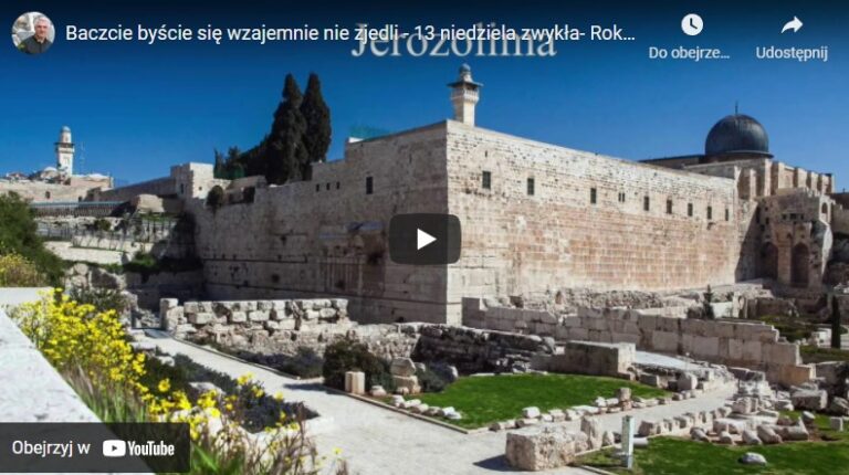 Baczcie byście się wzajemnie nie zjedli – 13 niedziela zwykła – Rok C